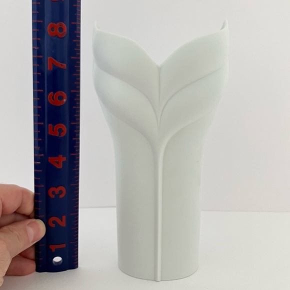 Cala Lily Rosenthal White Bisque Flower Vase Studio-Linie Germany by Uta Feyl - Picture 7 of 17